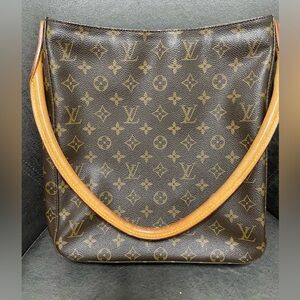 ‼️SOLD‼️other site LOUIS VUITTON LOOPING GM SHOULDER BAG MONOGRAM with COA